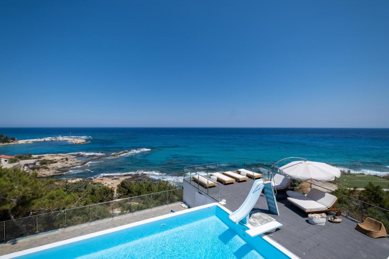 Gialiskari  Icarus Luxury Beachfront Villa מראה חיצוני תמונה