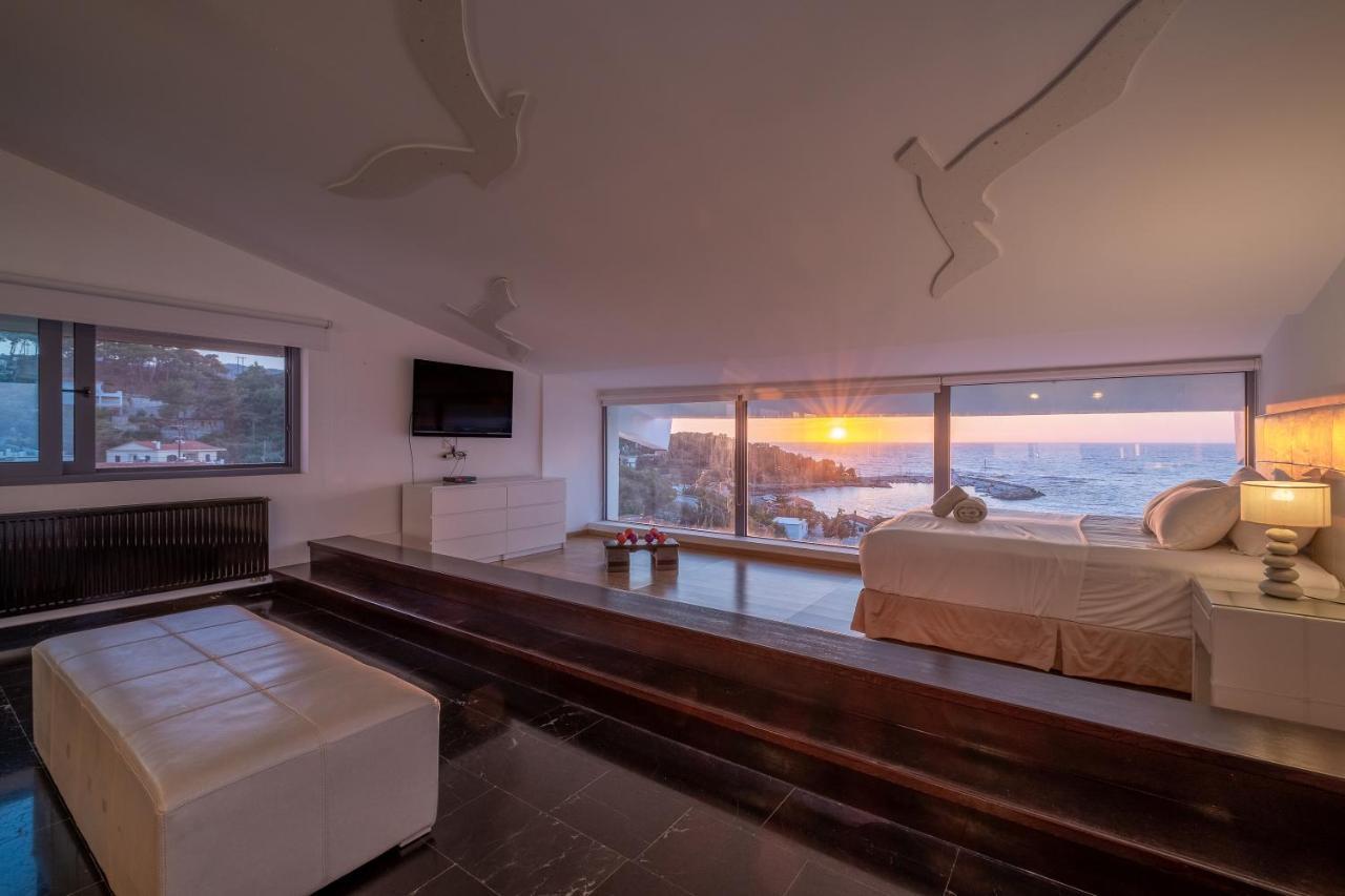 Gialiskari  Icarus Luxury Beachfront Villa מראה חיצוני תמונה