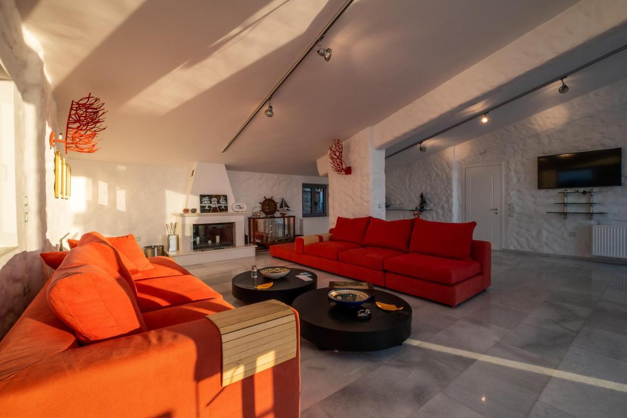 Gialiskari  Icarus Luxury Beachfront Villa מראה חיצוני תמונה