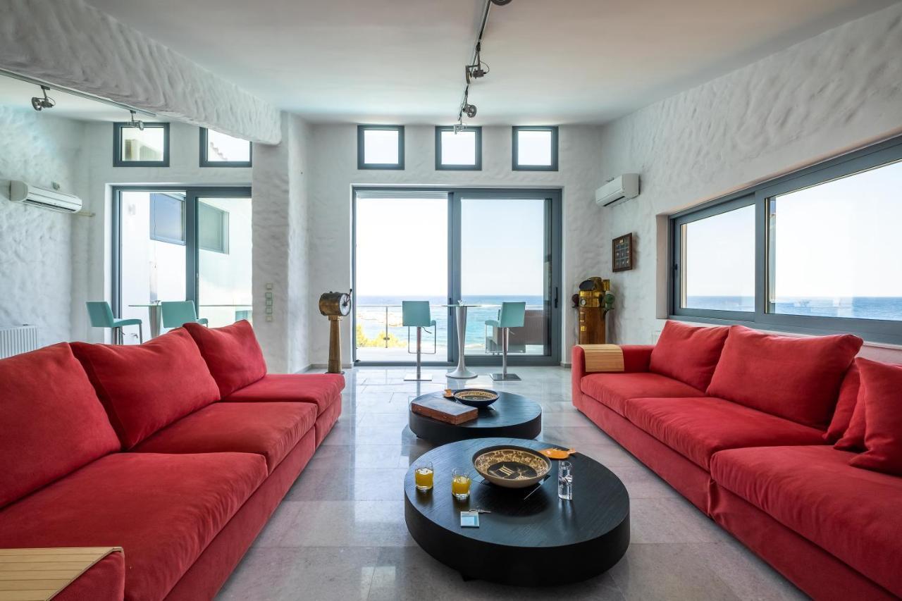 Gialiskari  Icarus Luxury Beachfront Villa מראה חיצוני תמונה