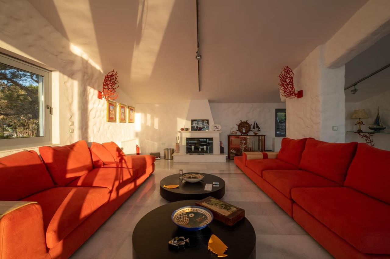 Gialiskari  Icarus Luxury Beachfront Villa מראה חיצוני תמונה
